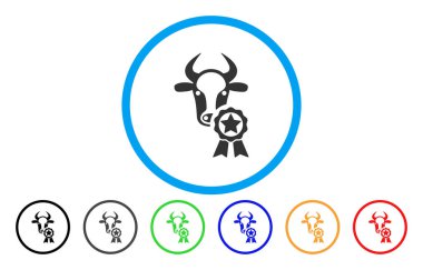 İnek Ödülü yuvarlak simge