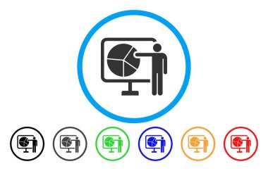 Pasta grafik genel bildirim simgesi yuvarlak