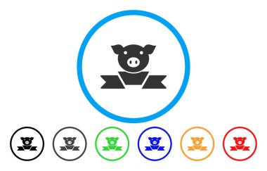 Domuz Ödülü Şerit simge yuvarlak