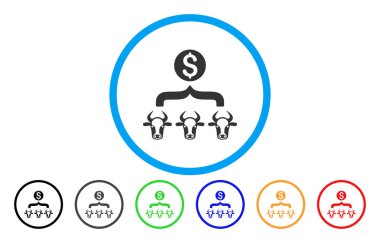 Sığır para yuvarlak simge neden