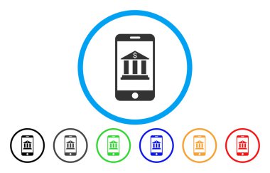 Cep Bank simgesi yuvarlak