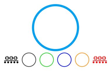 Bitcoin Konveyör bant yuvarlak simge