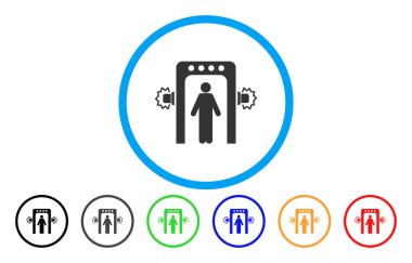 Yuvarlak simge eleme yolcu