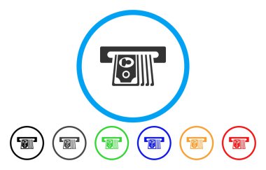 ATM Ekle para simgesi yuvarlak