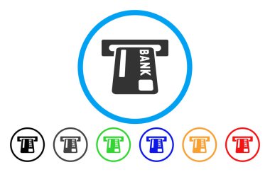 ATM Terminal simgesi yuvarlak