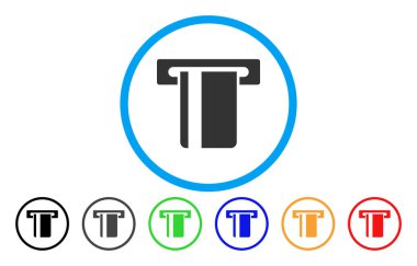 ATM Terminal simgesi yuvarlak