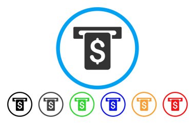 Yuvarlak simge nakit çekme