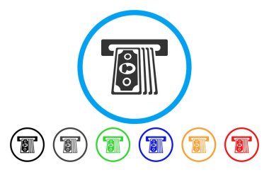 Bankamatiğe Terminal simgesi yuvarlak