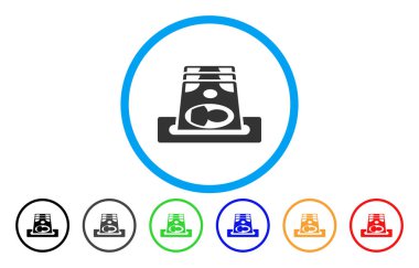 Ödeme Terminal yuvarlak simge