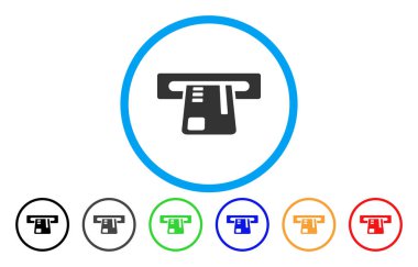 Bilet Terminal yuvarlak simge