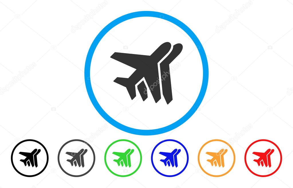 Airlines Rounded Icon