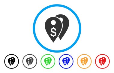 Doları banka yuvarlak simgesi belirtir