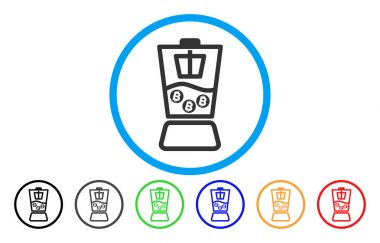 Bitcoin Blender düz simgesi