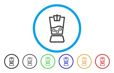 Bitcoin Blender düz simgesi