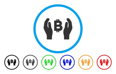 Bitcoin eller simgesini düz