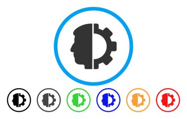 Android kafa simgesi yuvarlak