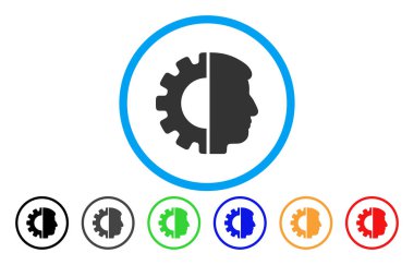 Android kafa simgesi yuvarlak