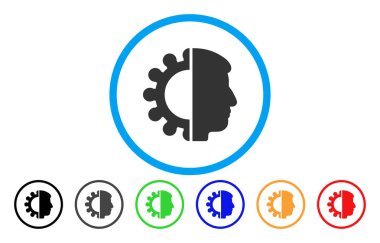 Android kafa simgesi yuvarlak