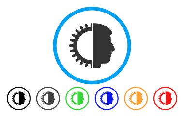 Android kafa simgesi yuvarlak