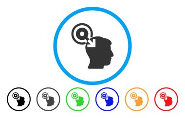 Beyin arabirimi eklenti yuvarlak simge