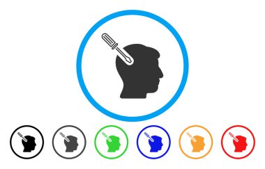 Kafa cerrahi tornavida yuvarlak simge