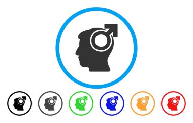 Akıl kudret yuvarlak simge