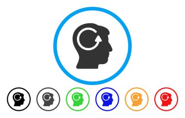 Baş bellek yuvarlak simge Yenile