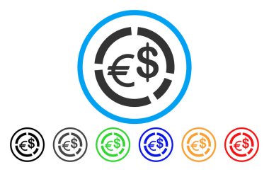 Para birimi diyagramı yuvarlak simge