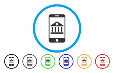 Cep Bank simgesi yuvarlak