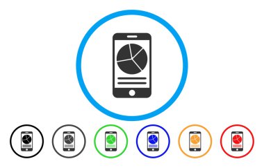 Mobil rapor yuvarlak simgesi