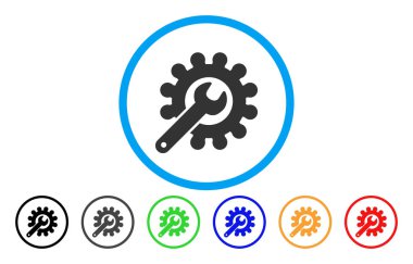 Özelleştirme araçları yuvarlak simge