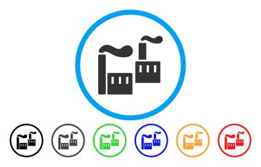 Sigara sanayi simge yuvarlak