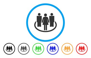 Toplum yuvarlak simge