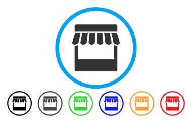 Mağaza yuvarlak simge