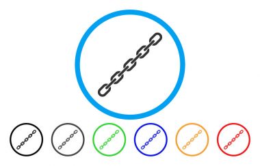 Zincir simgesi yuvarlak