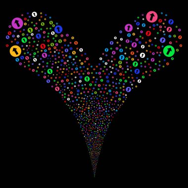 Yuvarlak ok çeşme dere