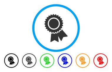 Sertifika yuvarlak simge