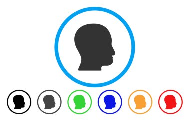 Kullanıcı başına simgesi yuvarlak