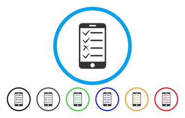 Cep yuvarlak simge görev