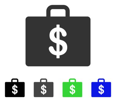 iş büyük düz simgesi