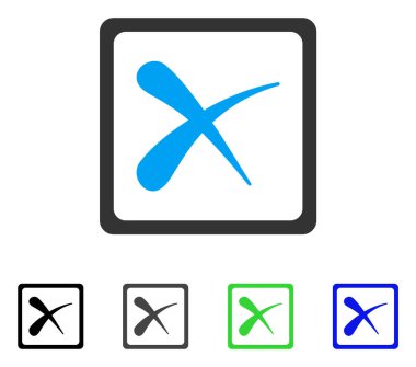 Düz simgesi reddetmek