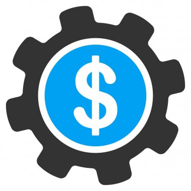 Ödeme seçenekleri vites düz vektör simgesi