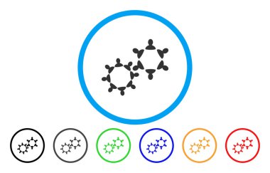 İşbirliği yuvarlak simge