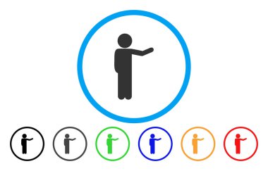 Çocuk yuvarlak simge göster