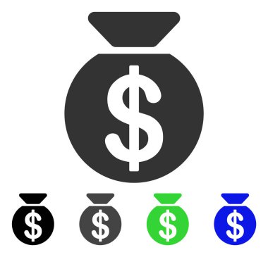 para çantası düz simgesi