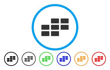 Takvim kılavuzu yuvarlak simge