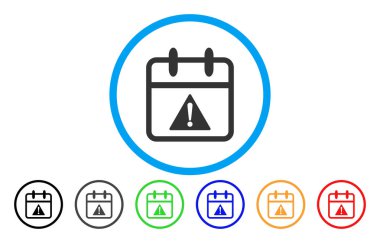 Simge sorun gün yuvarlak