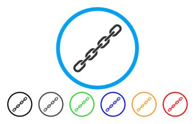 Zincir simgesi yuvarlak