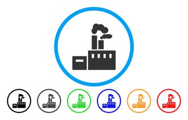 Sigara fabrikası yuvarlak simge