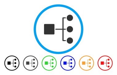 Yapısı diyagramı yuvarlak simge